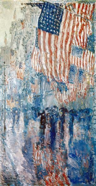 The Avenue in the Rain