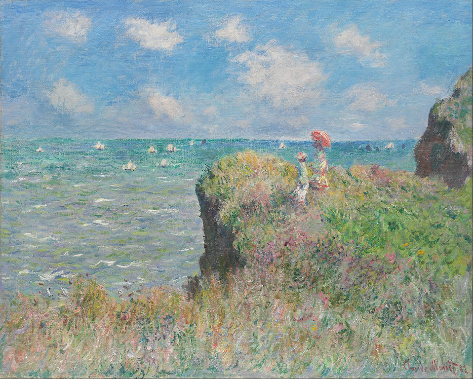15 Most Famous Monet Paintings Artst The Cliff Walk At Pourville