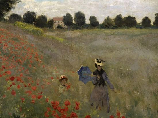 The Poppy Field, Claude Monet