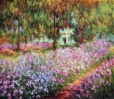 The Artist's Garden at Giverny - Claude Monet - Artst