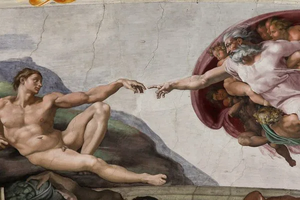 la creazione di adamo