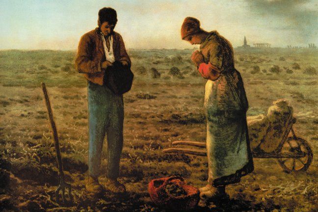 The Angelus - Jean Francois Millet