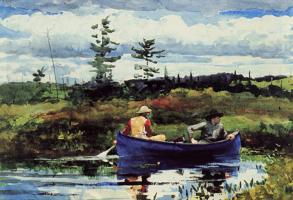The Blue Boat – Winslow Homer, 1892