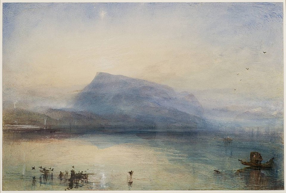 The Blue Rigi, Sunrise – J. M. W. Turner, 1842
