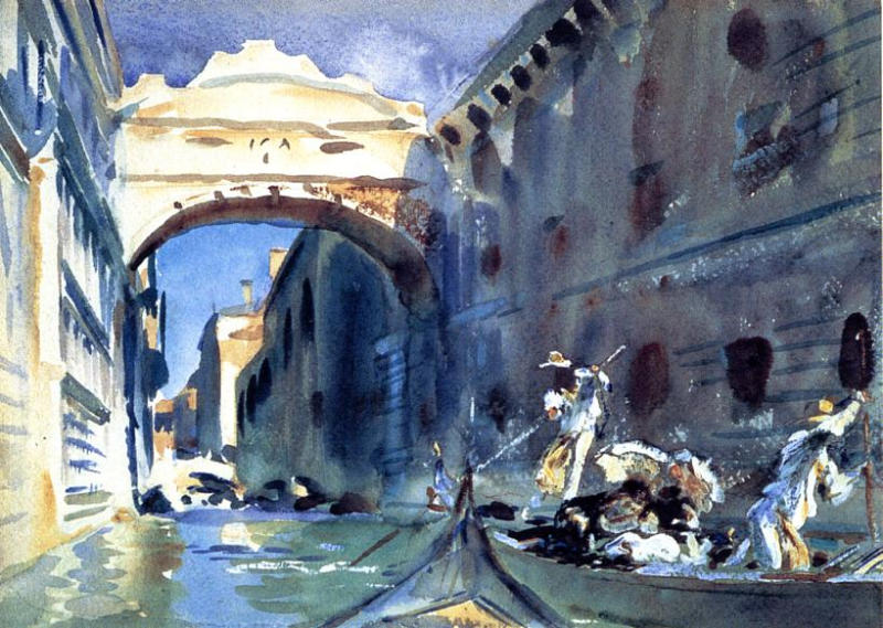The Bridge of Sighs – John Singer Sargent, c. 1903–04