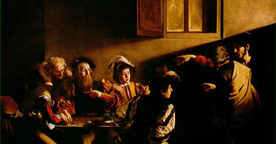 10 pinturas religiosas mais famosas 8 The Calling of St Matthew Caravaggio