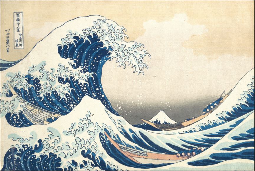 The Great Wave off Kanagawa - Katsushika Hokusai