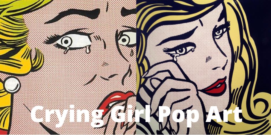 Crying Girl Pop Art