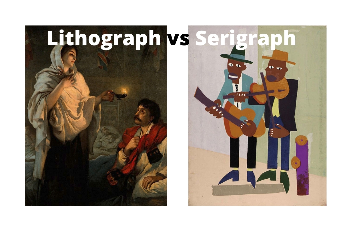 Lithograph vs Serigraph