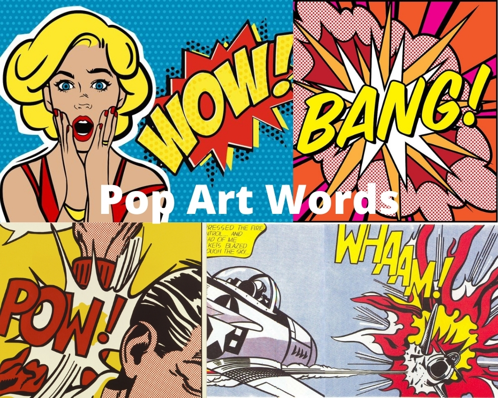 Pop Art Words Artst