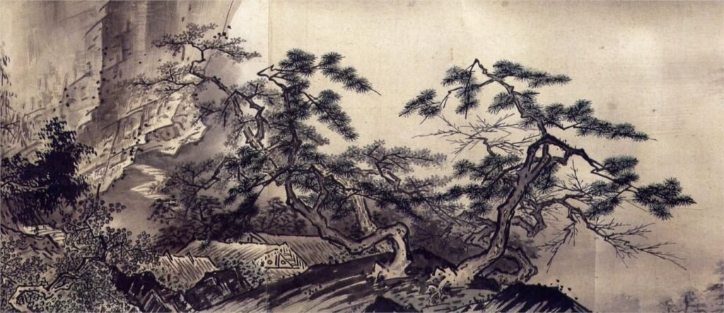 Japanese Painting: A Walk in Nature