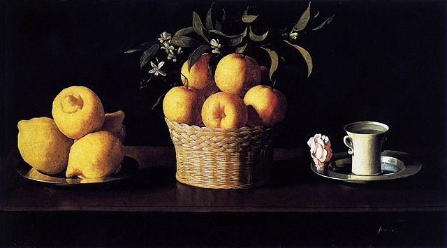 Still Life with Lemons, Oranges and a Rose