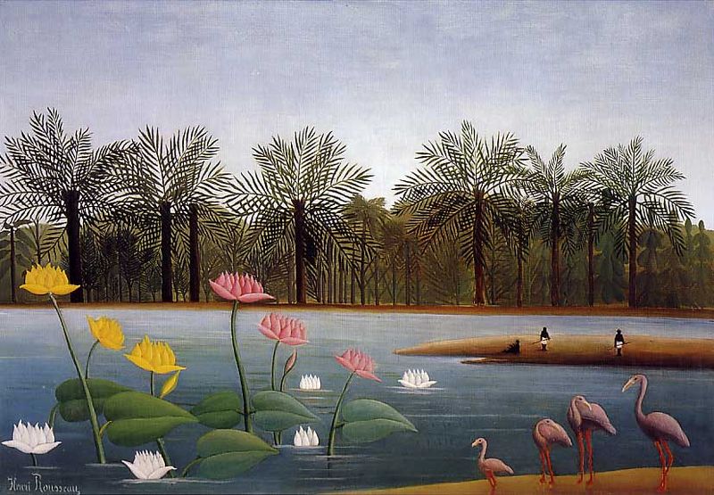 The Flamingos – Henri Rousseau