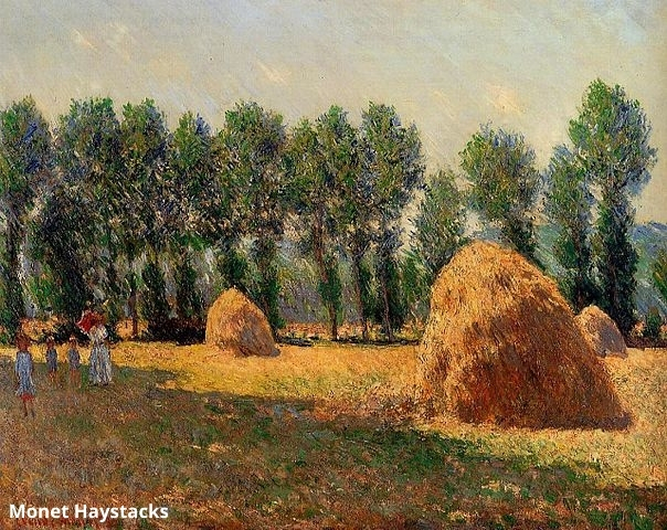 Haystacks at Giverny, Claude Monet