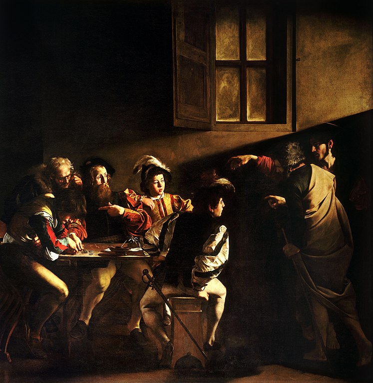 The Calling of St Matthew - Caravaggio