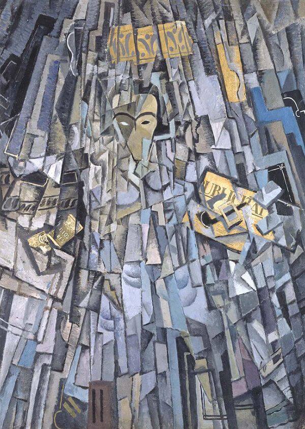 Cubist Self-Portrait, 1923 - Salvador Dali