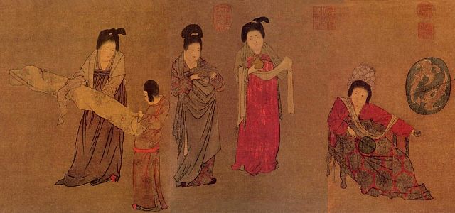 Noble Ladies in Tang Dynasty - Zhang Xuan and Zhou Fang