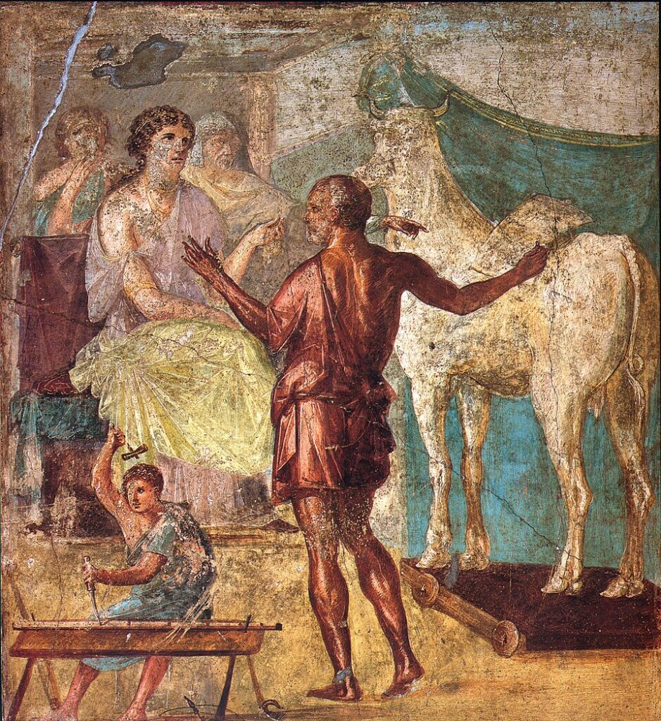 Frescoes of the House of the Vettii – Pompeii, 1st century AD