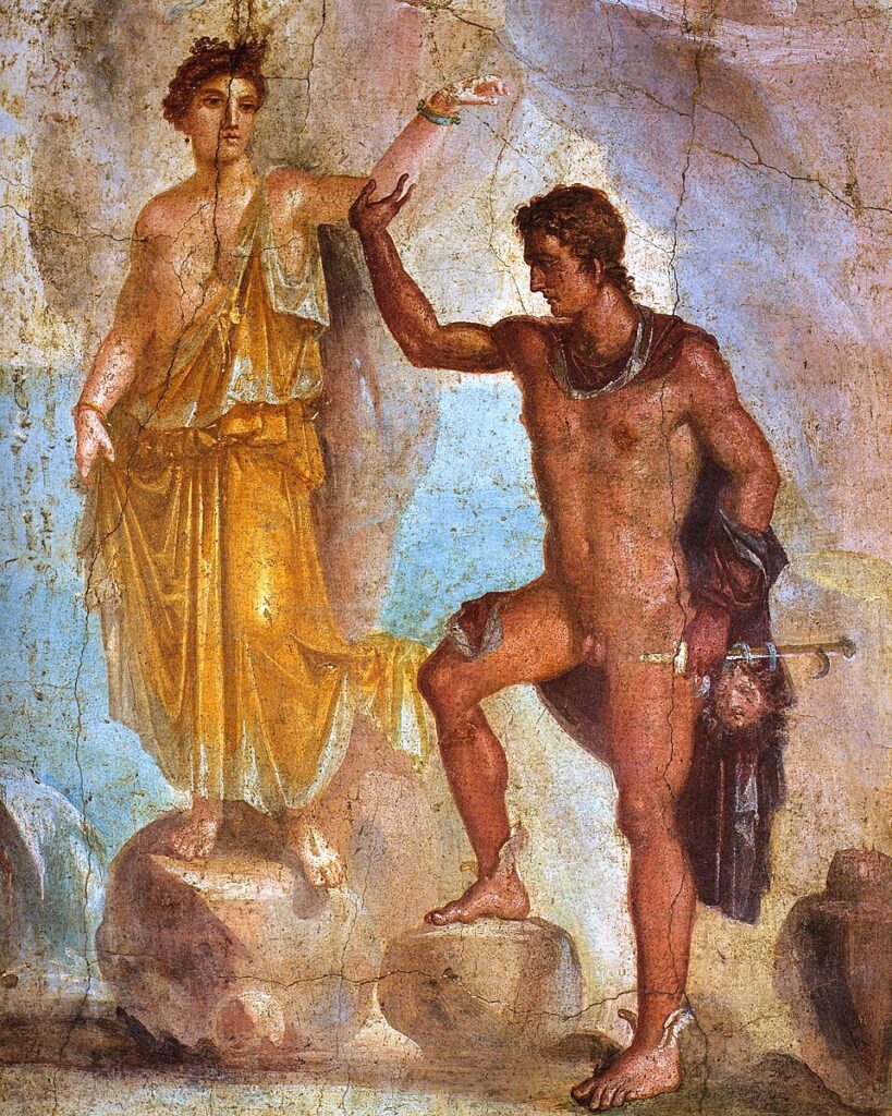 Perseus and Andromeda – House of the Dioscuri, Pompeii, 1st century AD
