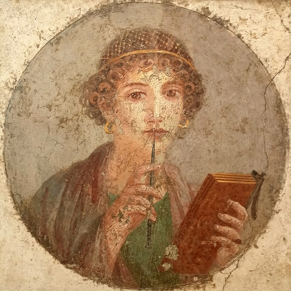 Sappho – Pompeii, c. 50 AD