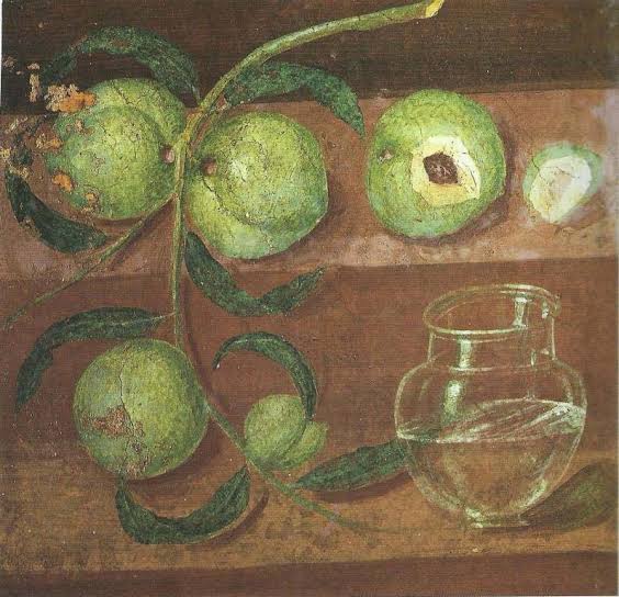 Still Life with Peaches and Water Jar – Herculaneum, 1st century AD