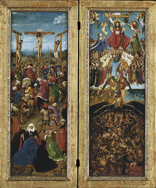 Crucifixion and Last Judgement Diptych - Jan van Eyck