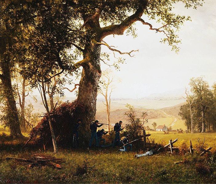 Guerrilla Warfare - Alfred Bierstadt