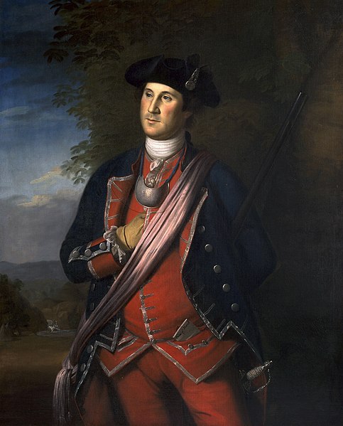 Portrait of George Washington Wearing his Colonel's Uniform of the Virginia Regiment - Charles Willson Peale