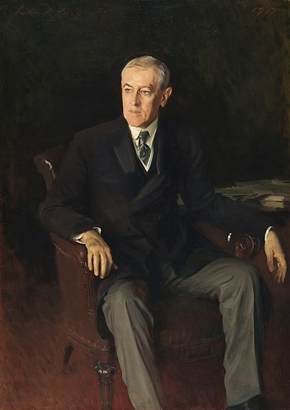 Portrait of Woodrow Wilson - John Singer Sargent