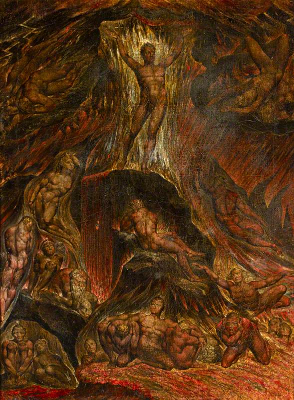 Satan Calling Up His Legions - William Blake