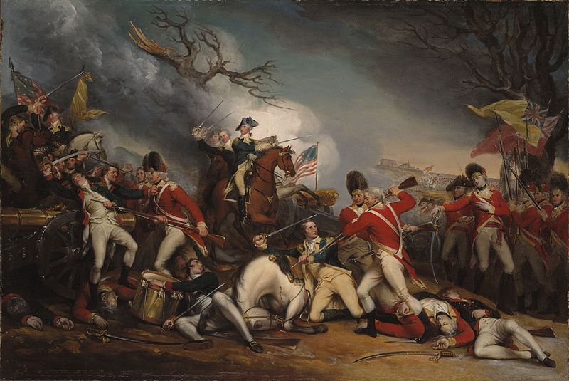 The Death of General Mercer at the Battle of Princeton - John Trumbull