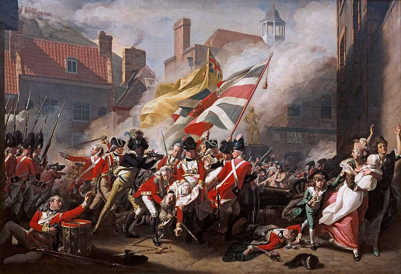 The Death of Major Peirson – John Singleton Copley