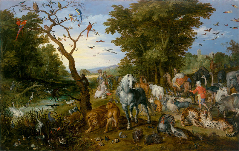 The Entry of the Animals into Noahs Ark - Jan Brueghel the Elder 