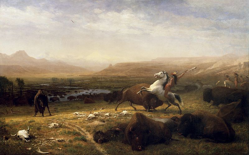 The Last of the Buffalo - Albert Bierstadt