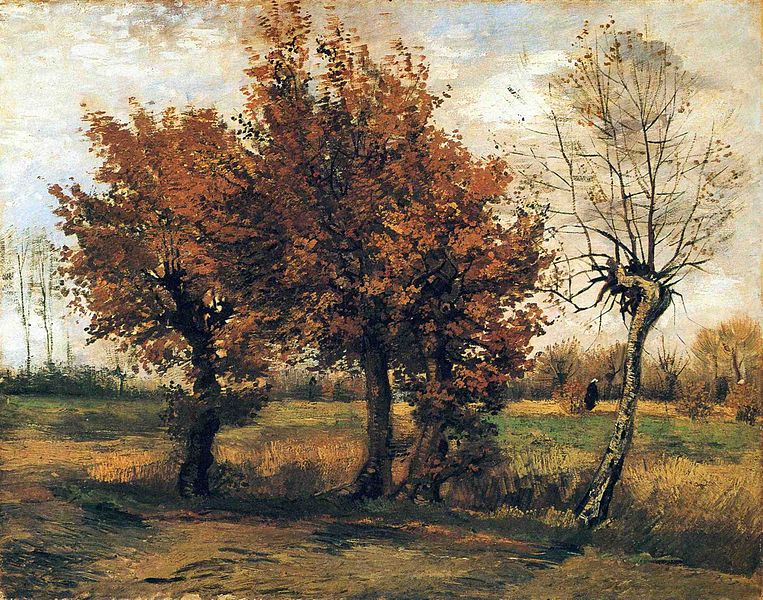Autumn Landscape with Four Trees - Van Gogh