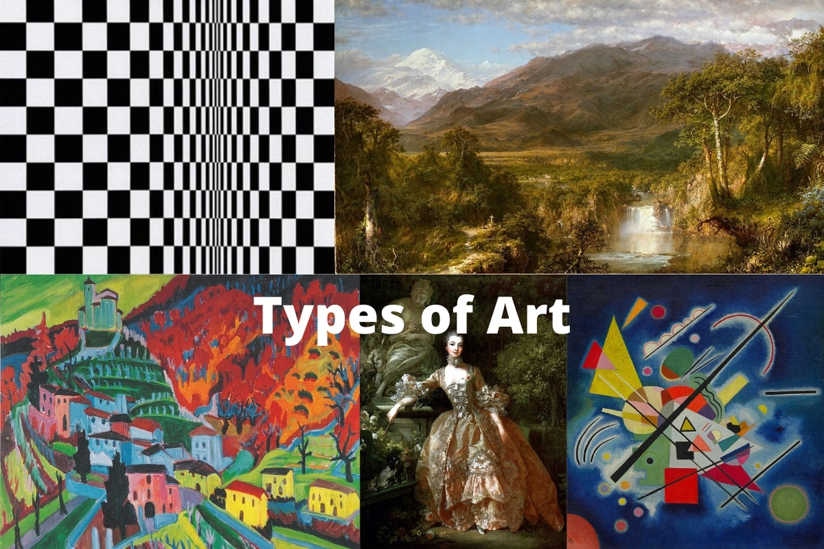 different types of art presentation