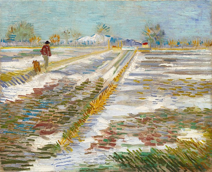 Landscape with Snow – Vincent van Gogh