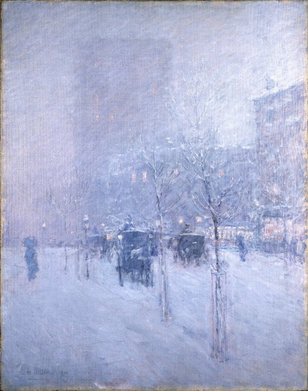 Late Afternoon, New York, Winter, 1900 – Frederick Childe Hassam