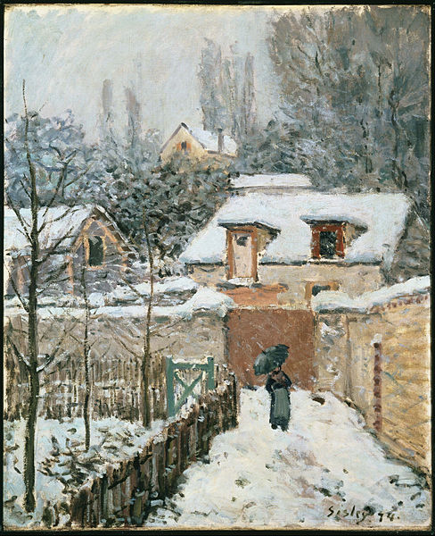 Snow at Louveciennes, 1878 – Alfred Sisley