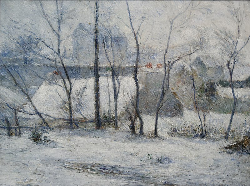 Winter Landscape – Paul Gauguin 