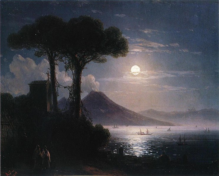 Moonlight in Naples - Ivan Aivazovsky