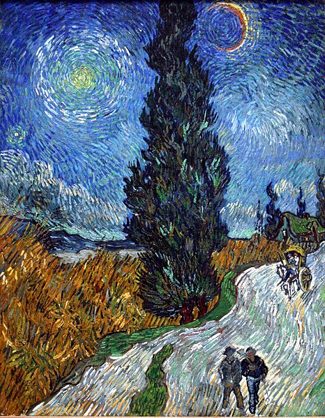Road with Cypress and Star - Vincent van Gogh
