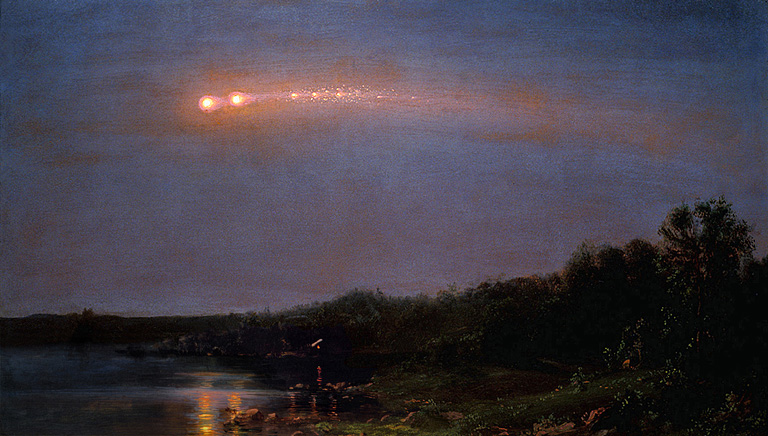The Meteor of 1860 - Frederic Edwin Church