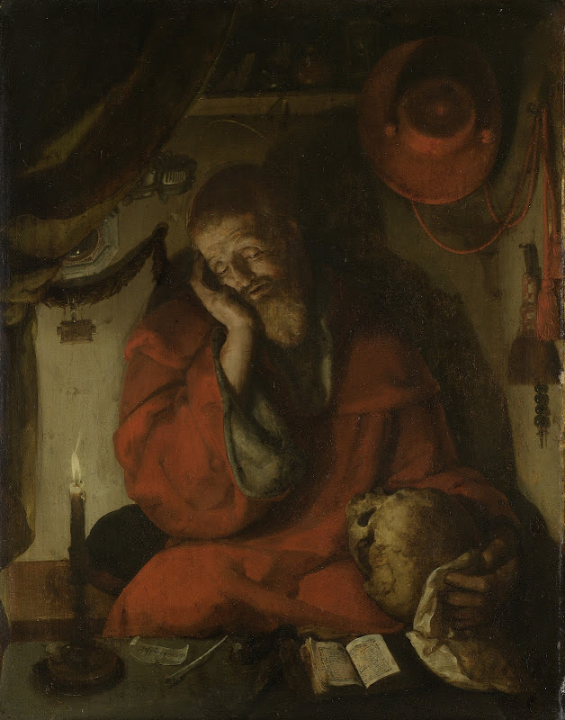 St. Jerome in his Study by Candlelight - Aertsen Van Leyden