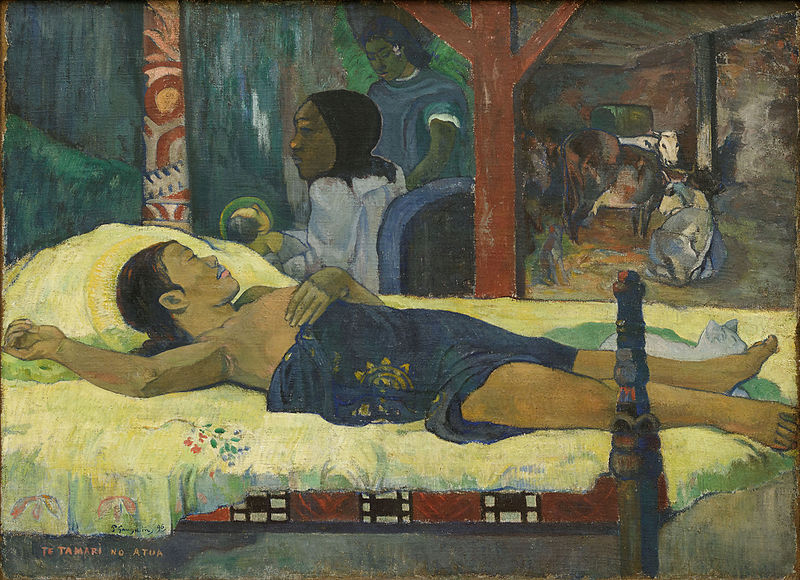 Te tamari no atua (The Birth of Christ) – Paul Gauguin