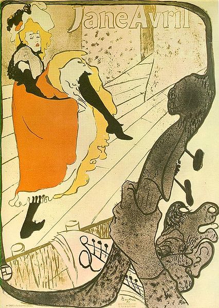 Jane Avril - Henri de Toulouse-Lautrec