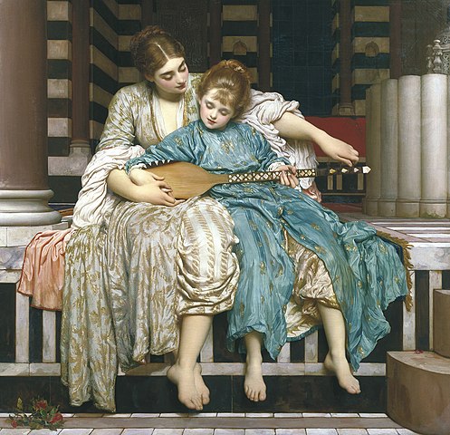 Music Lesson - Lord Frederic Leighton