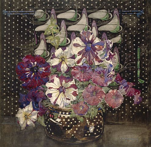 Petunias - Charles Rennie Mackintosh