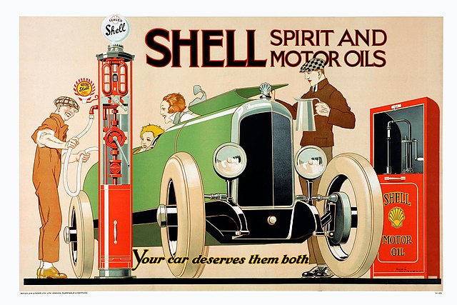 Shell advert - René Vincent 