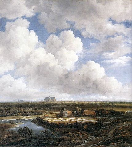 View of Haarlem with Bleaching Fields - Jacob van Ruisdael